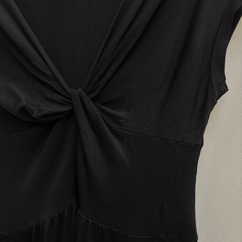 Alberta Ferretti Front Twist Summer Dress