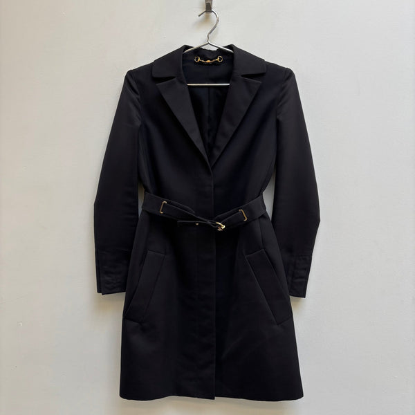 FW08 Gucci by Frida Giannini Belted Long Blazer
