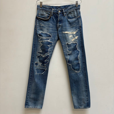 00s Hysteric Glamour Distressed Stitched Jeans