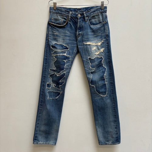 00s Hysteric Glamour Distressed Stitched Jeans