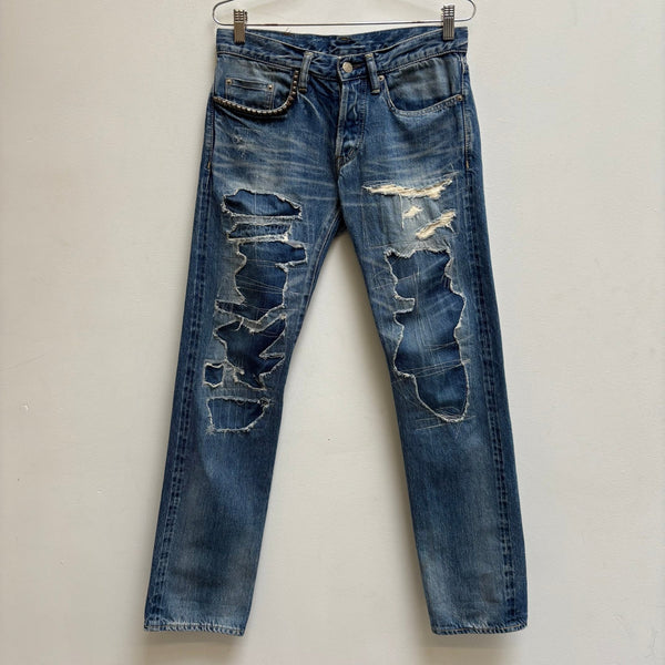 00s Hysteric Glamour Distressed Stitched Jeans