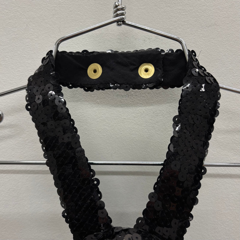 Balmain Sequence Rose Halter Top