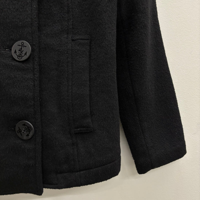 Atsuro Tayama Wool Double Breasted Peacoat