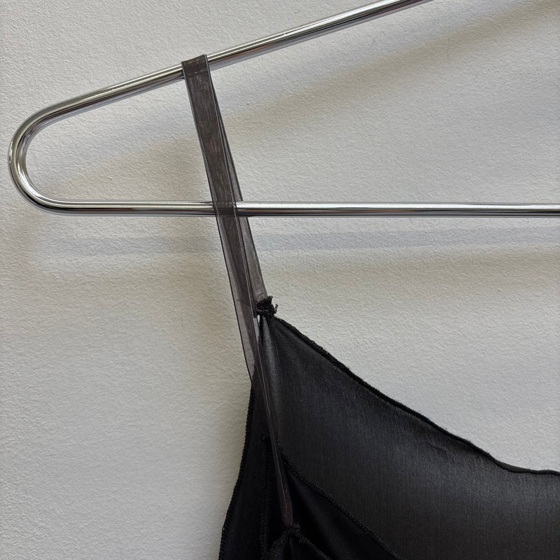 Paul Hardy Satin High Neck Slip Dress