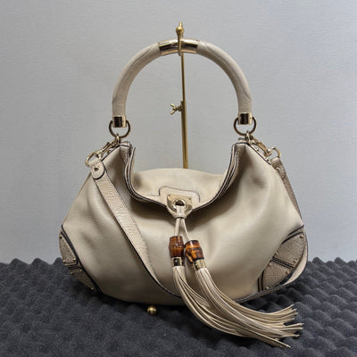 SS07 Gucci Babouska Indy Leather Hobo Bag