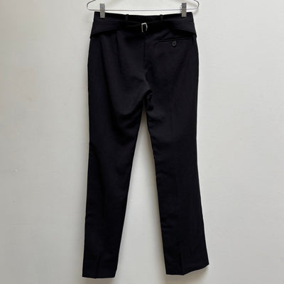 FW16 Maison Margiela Wool Back Buckle Trousers