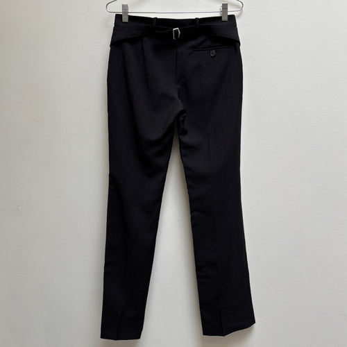FW16 Maison Margiela Wool Back Buckle Trousers