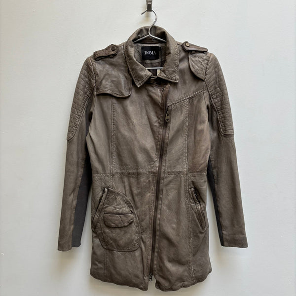 Damir Doma Military Leather Jacket
