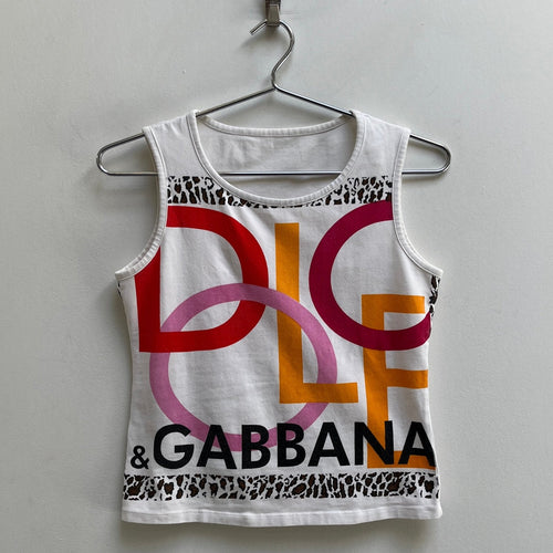 SS02 Dolce&Gabbana Multicoloured Graphic Tank
