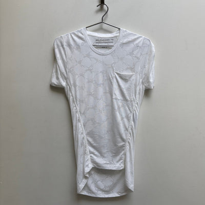 SS12 Balenciaga Sheer Patterned T-Shirt