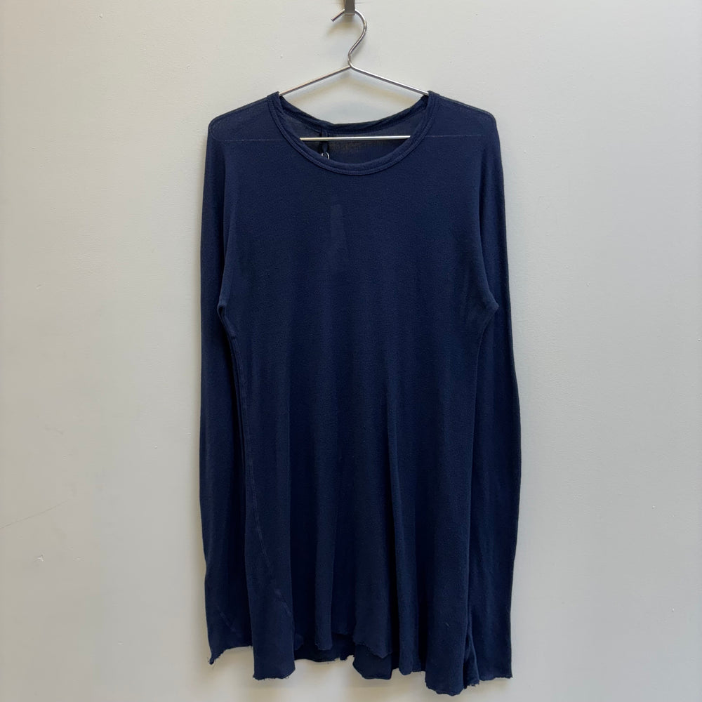 FW18 Boris Bidjan Saberi Dark Nuclear Blue Long Sleeve Tee