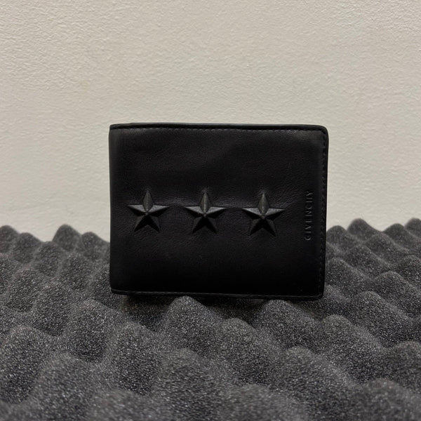 Givenchy Star Embossed Leather Bifold Wallet
