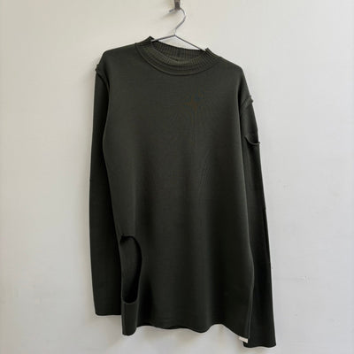FW17 Rick Owens “Glitter” Armhole Sweater