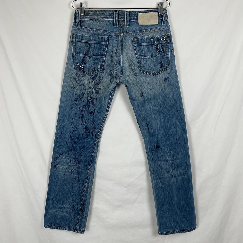 00s Diesel Lightwash Oil Platter Jeans