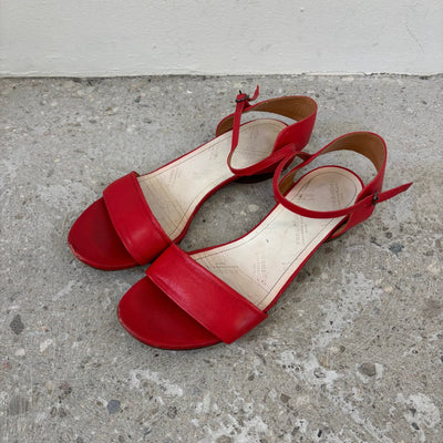 SS12 Maison Margiela Leather Ankle Strap Sandals