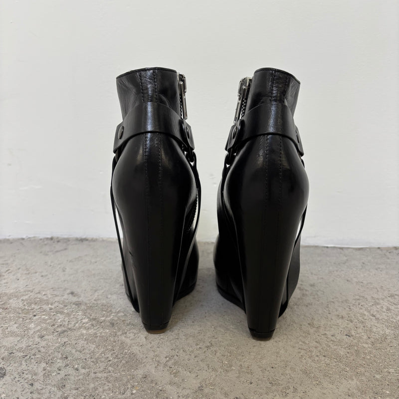Rick Owens Wedged Buckle Heels