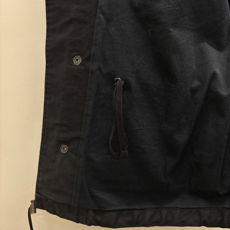 Balmain Biker Parka High Collar Jacket