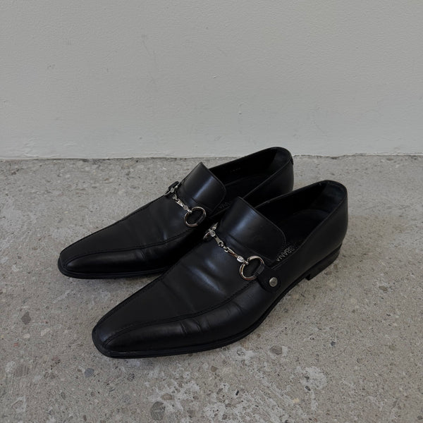 AW05 Dolce & Gabbana Leather Horsebit Loafers