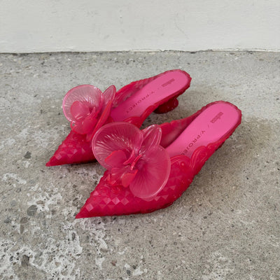 FW21 Melissa X Y/Project Orchid Pointed Mule (Pink)