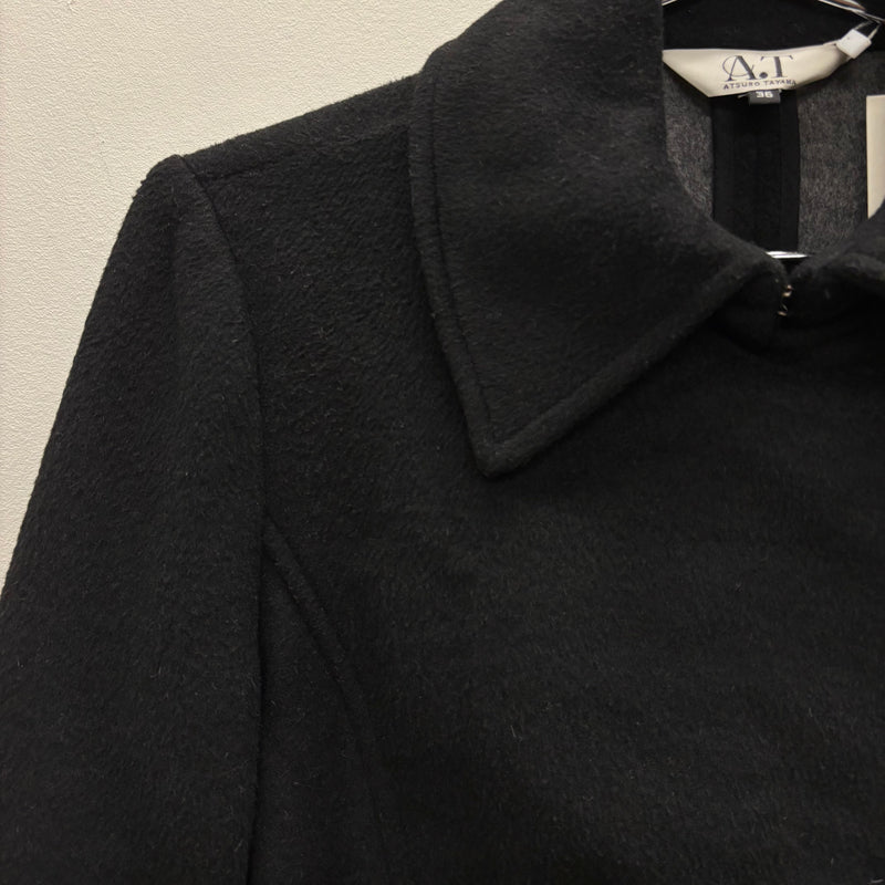 Atsuro Tayama Wool Double Breasted Peacoat