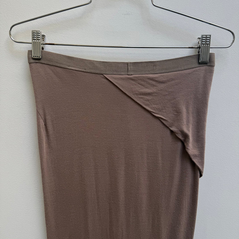 Rick Owens Lillies Nude Maxi Slit Skirt