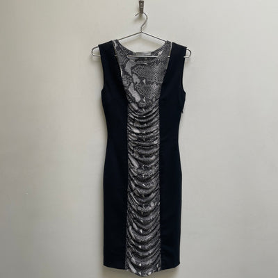 00s Pierre Balmain Snake Print Dress