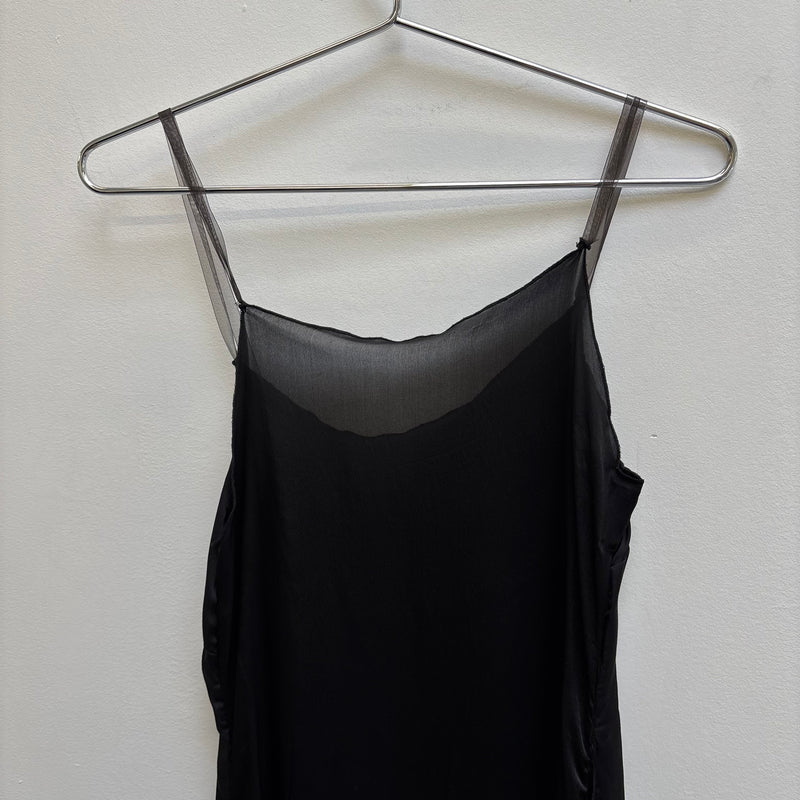 Paul Hardy Satin High Neck Slip Dress