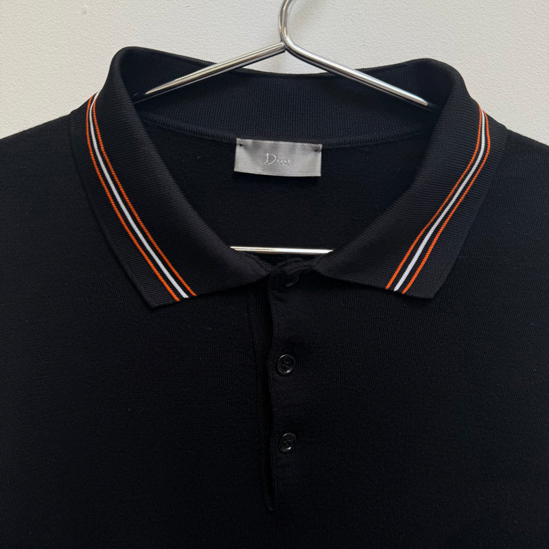 Christian Dior by Hedi Slimane Layered Polo Long Sleeve Tee