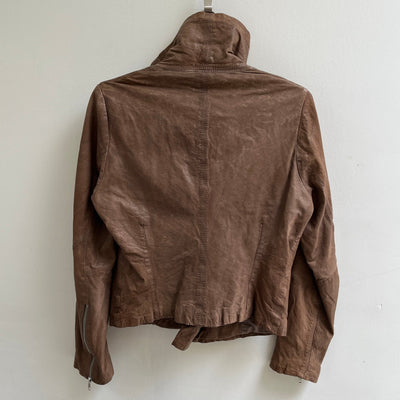 Line Lambskin Leather Jacket