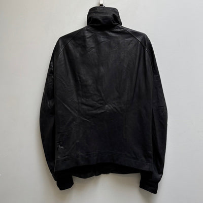 FW11 Rick Owens ‘Limo’ Intarsia Leather Jacket