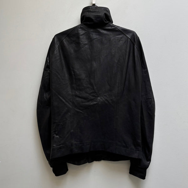 FW11 Rick Owens ‘Limo’ Intarsia Leather Jacket