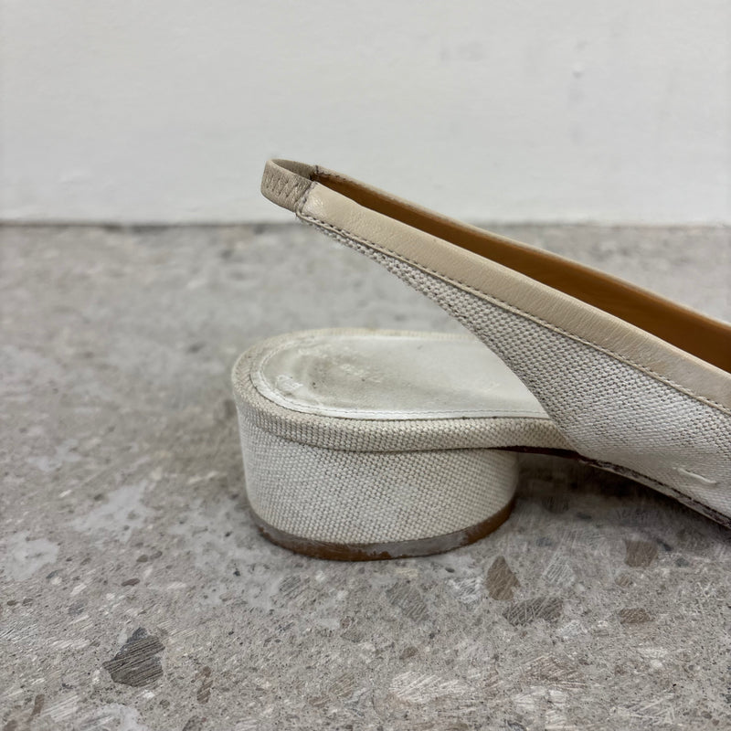 Maison Margiela Canvas Mary Jane Tabis