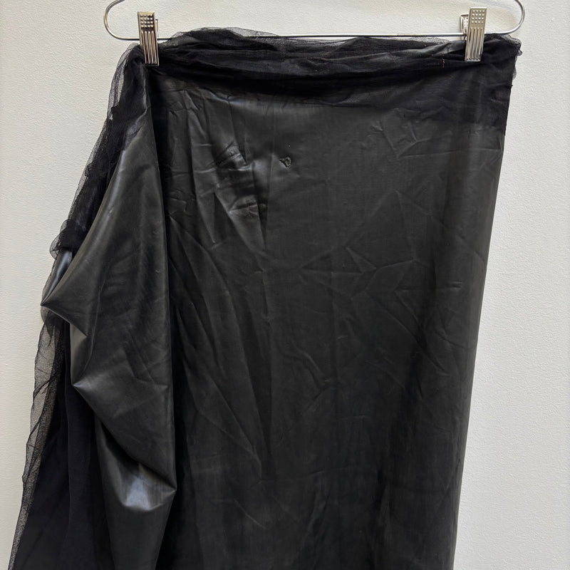 Marc Le Bihan Latex Tule Maxi Skirt