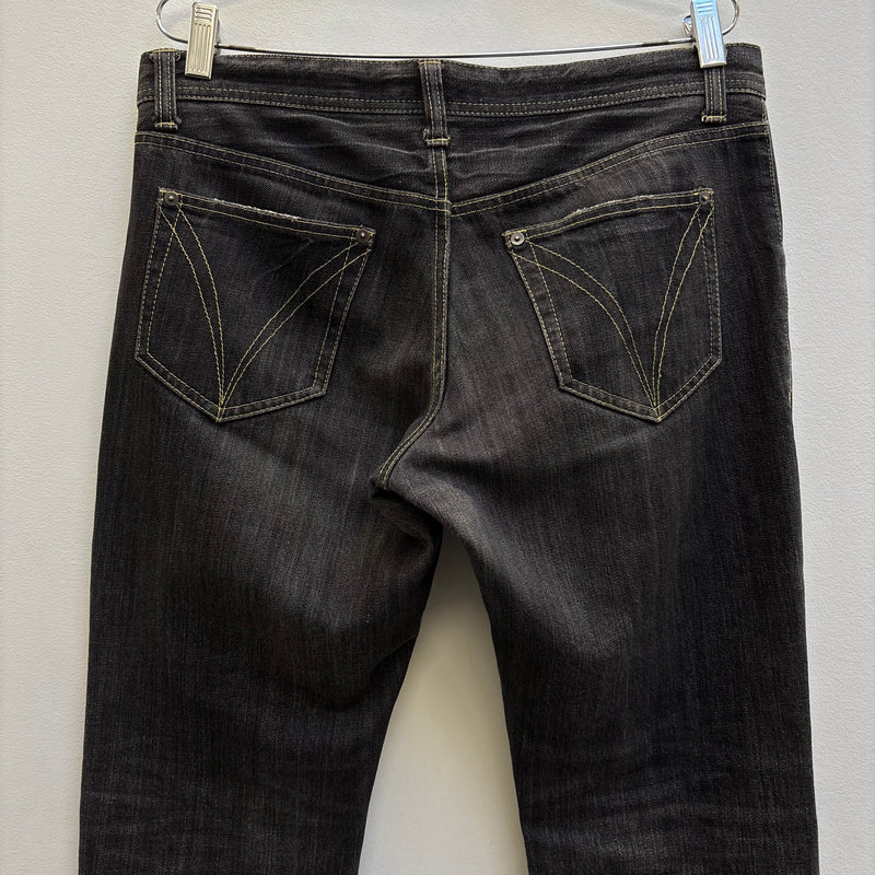 Tête Homme Acid Wash Distressed Denim Jeans