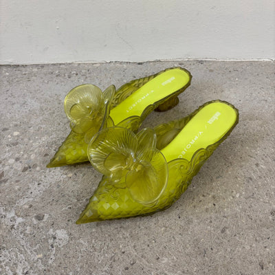 FW21 Melissa X YProject Orchid Point Mule (Green)