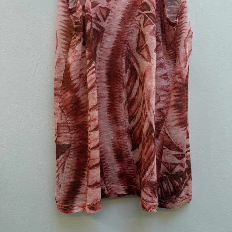 SS12 Balmain Patterned Tank Top