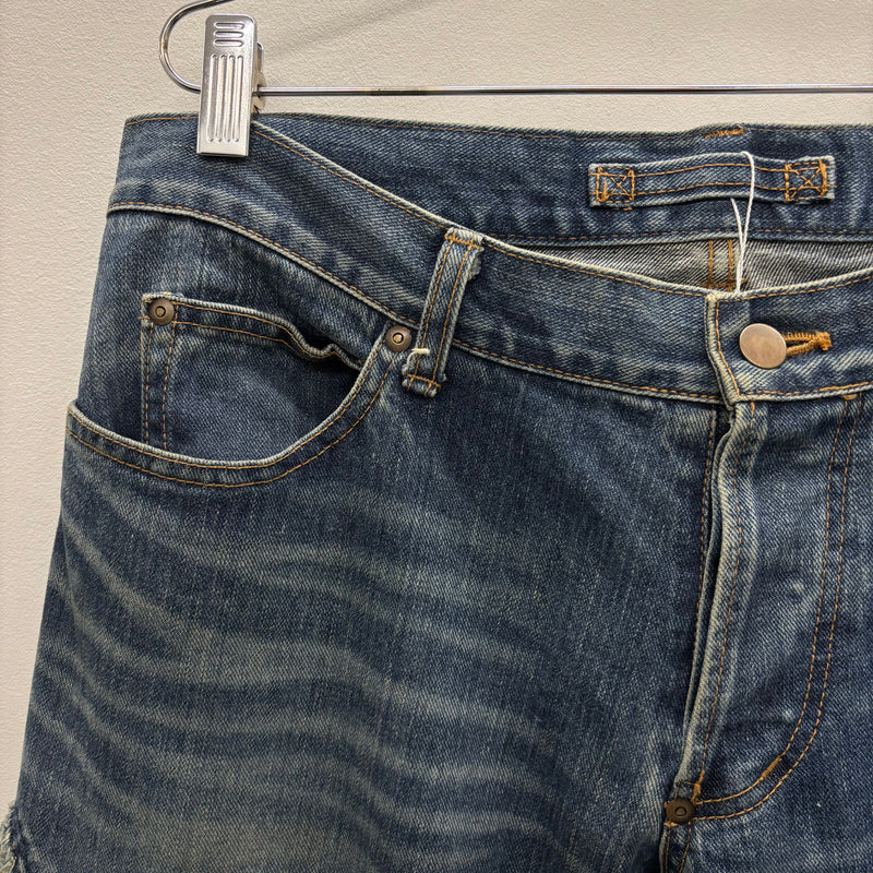 00s Mihara Yasuhiro Netted Side Jeans