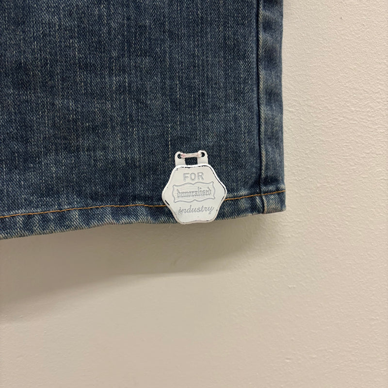 00s Mihara Yasuhiro Netted Side Jeans