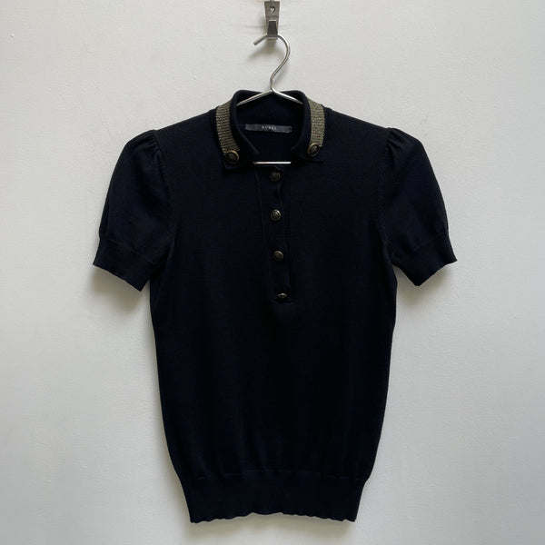 FW08 Gucci By Frida Giannini Puff Short Sleeve Blouse