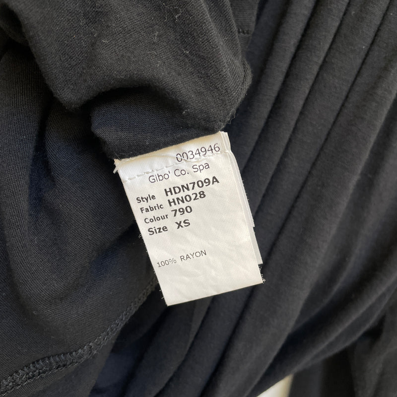 00s HUSSEIN CHALAYAN GATHERED LONGSLEEVE TOP