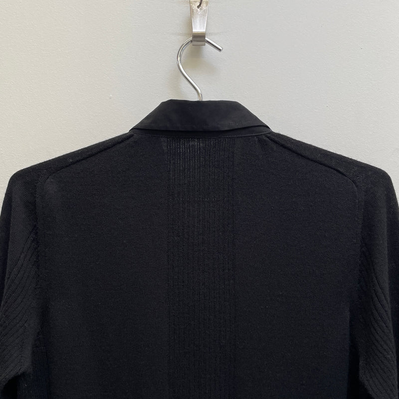 Dirk Bikkembergs Shirt Collar Hybrid Sweater