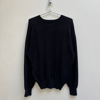 Comme Des Garçons V Neck Knit Sweater