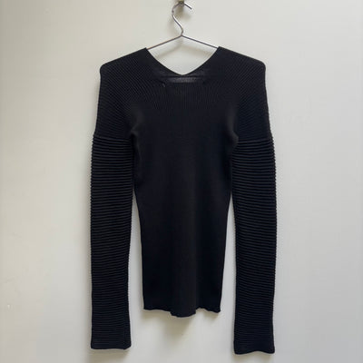 Junya Watanabe Ribbed V-Neck Shirt