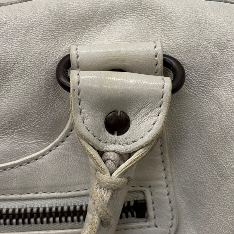 Balenciaga White Twiggy Leather Bag