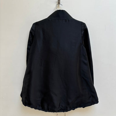 00s Rick Owens Silk Drop Neck Jacket