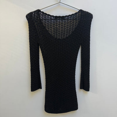 Dolce & Gabbana Cropped Sleeve Knit Top