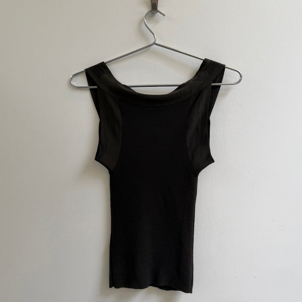 FW07 Gucci by Frida Giannini Ribbed Tank Top