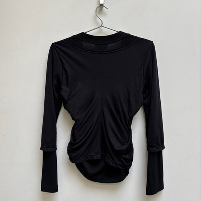 FW07 Comme Des Garçons Layered Side Gather Cardigan