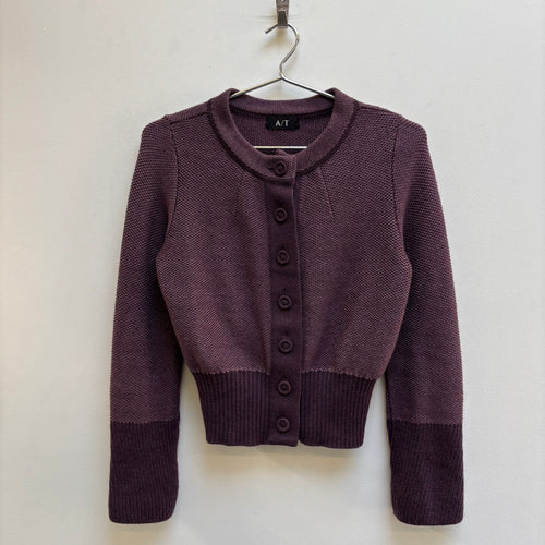 00s Atsuro Tayama Wool Knit Cropped Cardigan