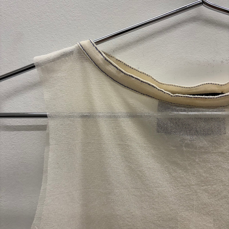 90s Jean Paul Gaultier Sleeveless Mesh Top